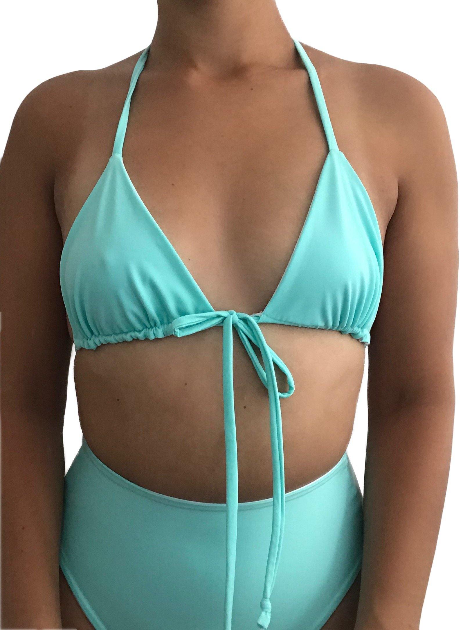 Bella Triangle Halter Bikini Top - Mitra The Label