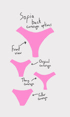 Sofia High Cut Bikini Bottoms - Mitra The Label