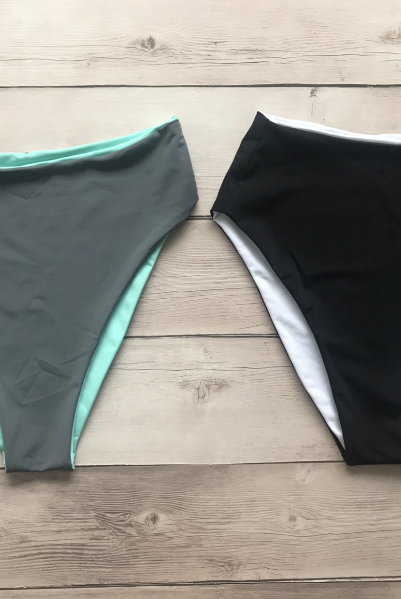 The Dominic High Waisted French Cut Bikini Bottoms Sustainable Swimwear -   Ireland
