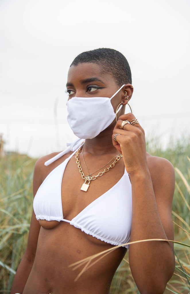 Bella Triangle Halter Bikini Top - Mitra The Label